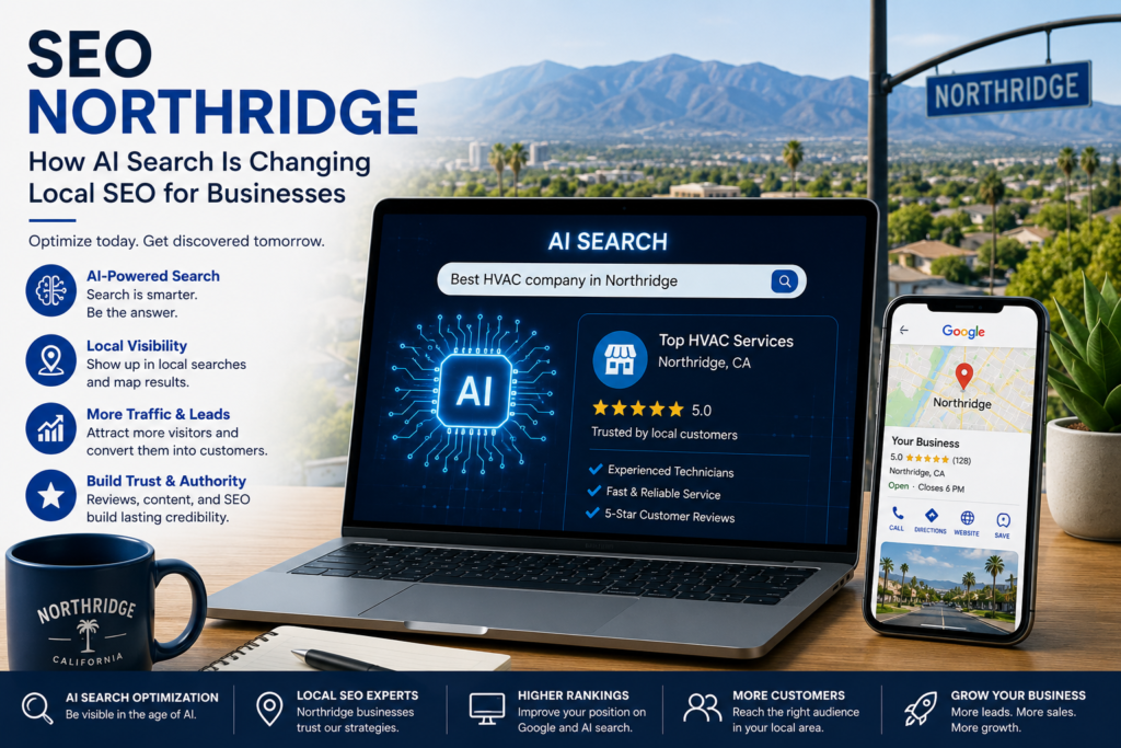 SEO Northridge helping local businesses improve Google rankings using AI search optimization.